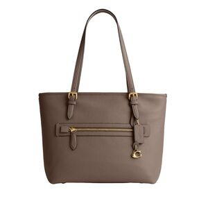 Coach Taupe Leather Tote Bag